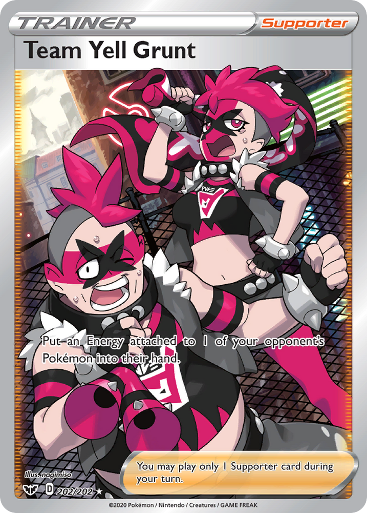 Pokemon | Team Yell Grunt (202/202) [Sword & Shield: Base Set] | The Nerd Merchant