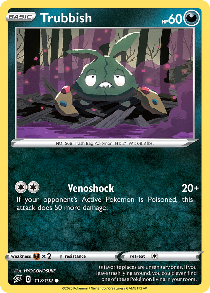 Pokemon | Trubbish (117/192) [Sword & Shield: Rebel Clash] | The Nerd Merchant