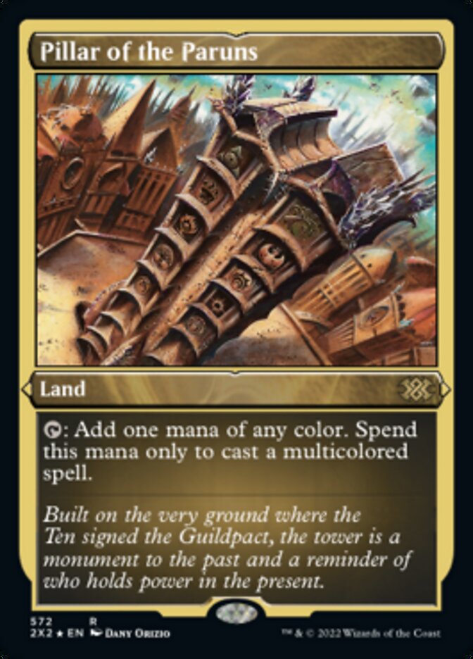 Magic | Pillar of the Paruns (Foil Etched) [Double Masters 2022] | The Nerd Merchant