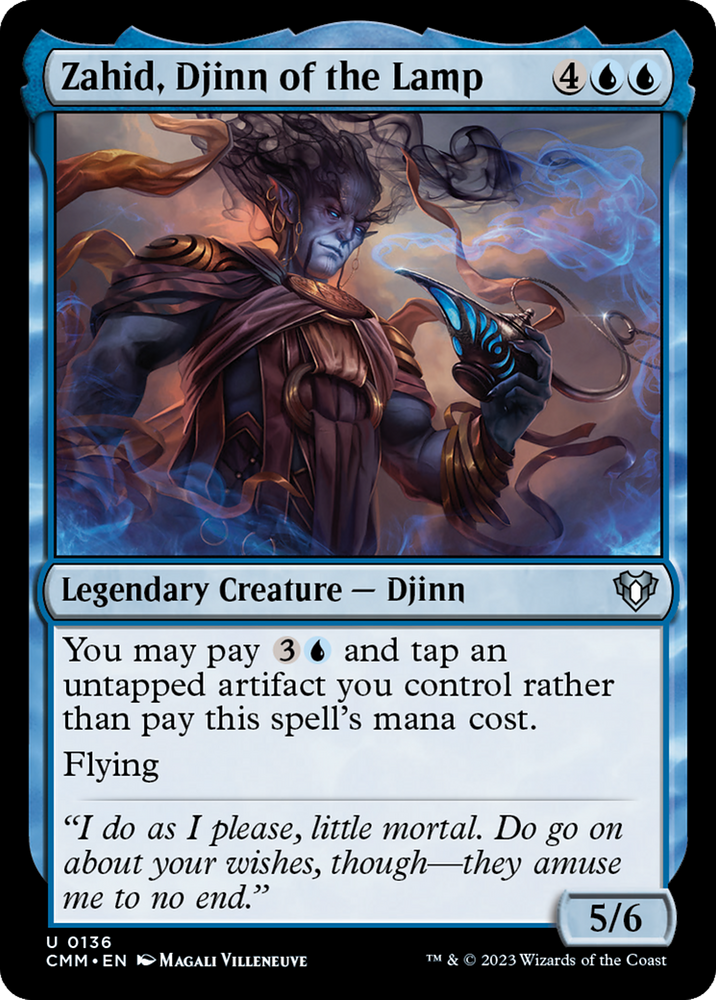 Magic | Zahid, Djinn of the Lamp [Commander Masters] | The Nerd Merchant
