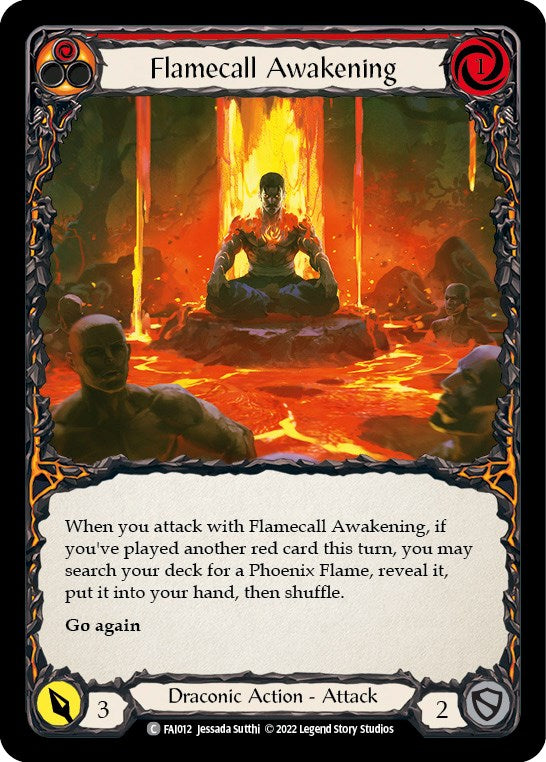 Flesh and Blood TCG | Flamecall Awakening [FAI012] (Uprising Fai Blitz Deck) | The Nerd Merchant