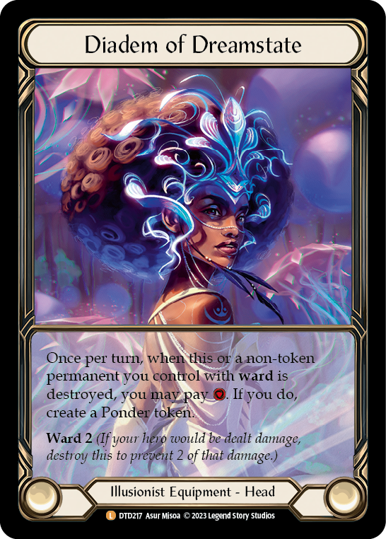 Flesh and Blood TCG | Diadem of Dreamstate (Extended Art) [DTD217] (Dusk Till Dawn)  Cold Foil | The Nerd Merchant