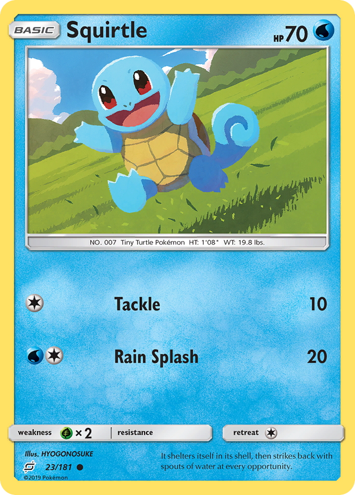 Pokemon | Squirtle (23/181) [Sun & Moon: Team Up] | The Nerd Merchant