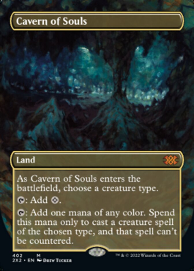 Magic | Cavern of Souls (Borderless Alternate Art) [Double Masters 2022] | The Nerd Merchant