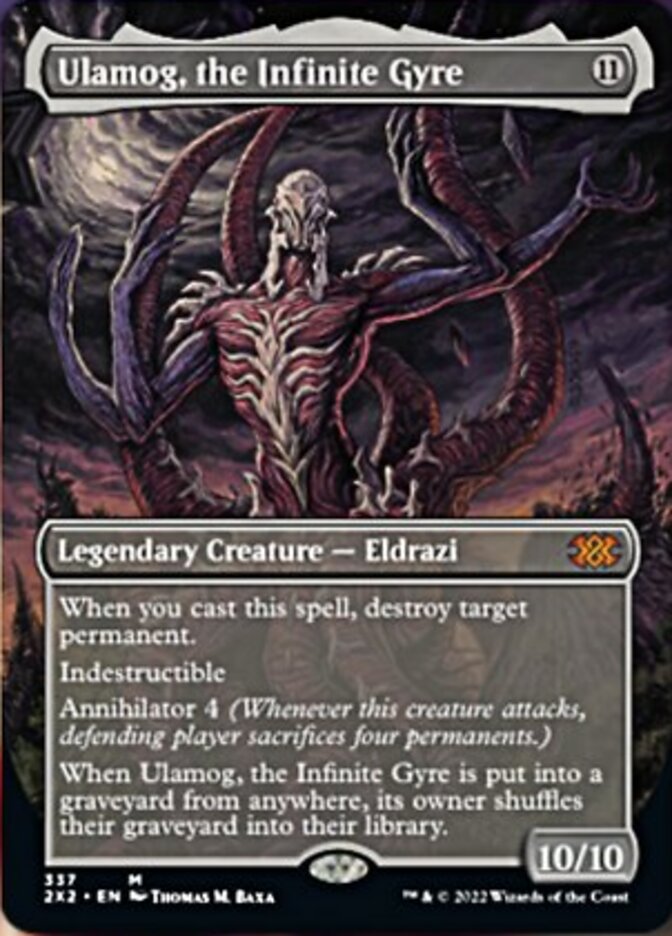 Magic | Ulamog, the Infinite Gyre (Borderless Alternate Art) [Double Masters 2022] | The Nerd Merchant