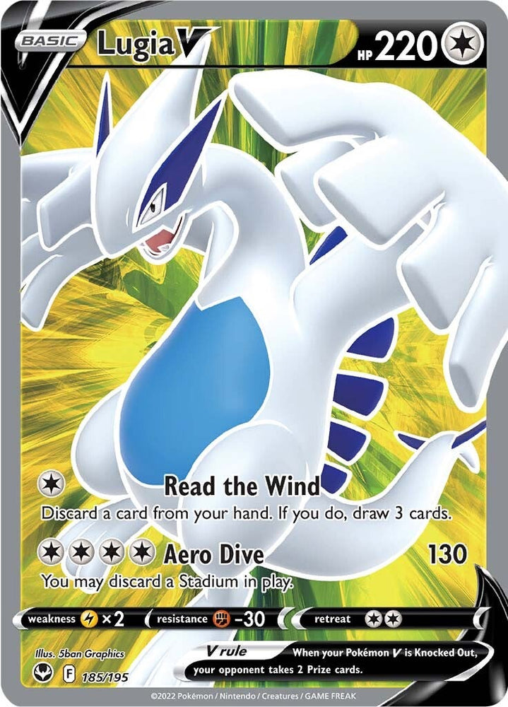 Pokemon | Lugia V (185/195) [Sword & Shield: Silver Tempest] | The Nerd Merchant