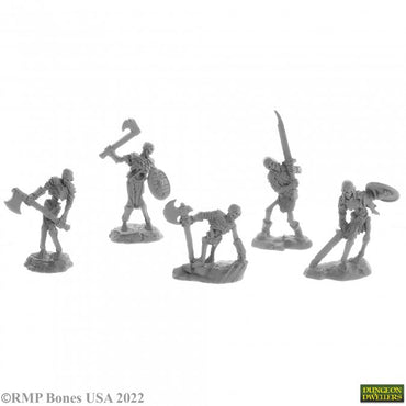 Reaper 07032: Bog Skeletons (5) Dungeon Dwellers
