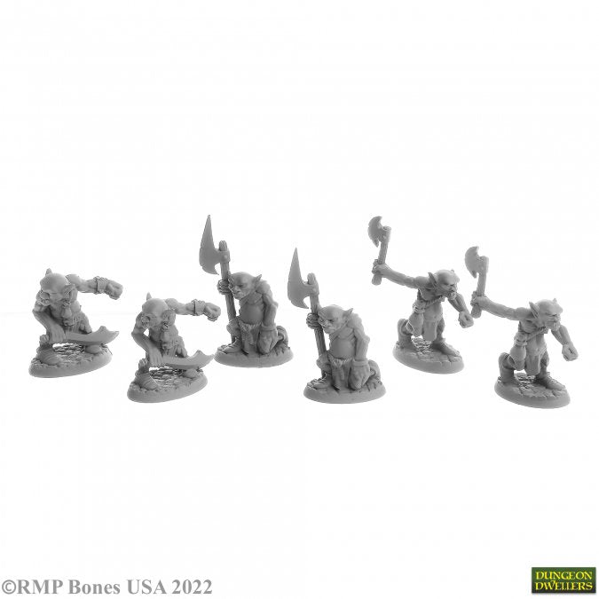 Reaper 07043: Goblin Raiders (6) Dungeon Dwellers