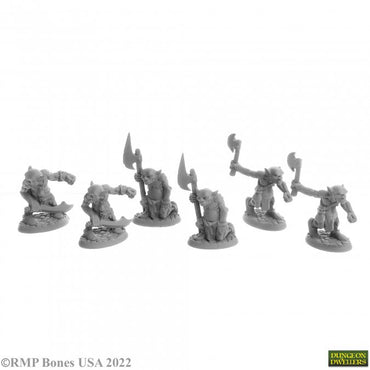 Reaper 07043: Goblin Raiders (6) Dungeon Dwellers