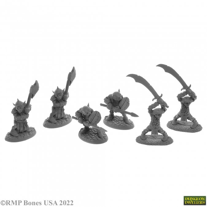 Reaper 07044: Goblin Warriors (6) Dungeon Dwellers