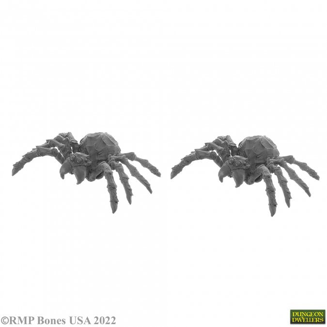 Reaper 07051: Giant Spider (2) Dungeon Dwellers