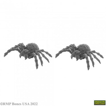 Reaper 07051: Giant Spider (2) Dungeon Dwellers