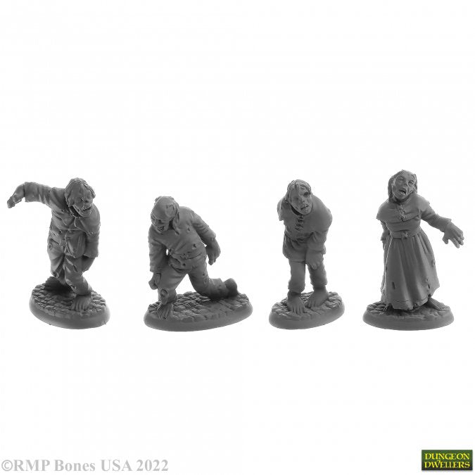 Reaper 07055: Zombies (4) Dungeon Dwellers