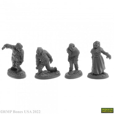 Reaper 07055: Zombies (4) Dungeon Dwellers