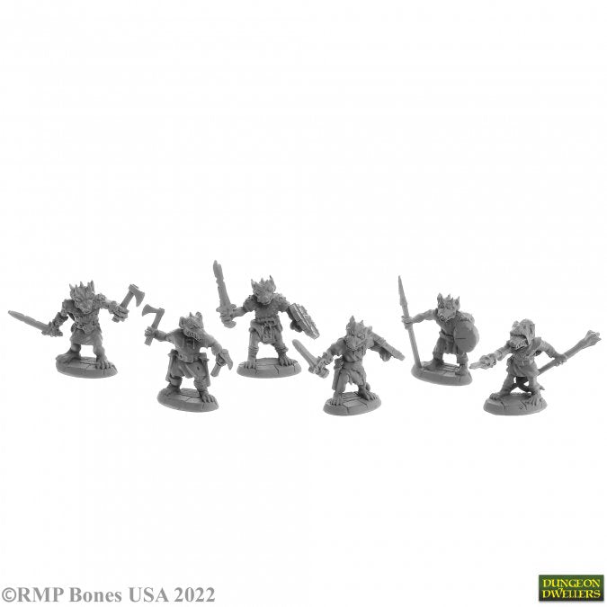 Reaper 07056: Nightclaw Kobolds (6) Dungeon Dwellers