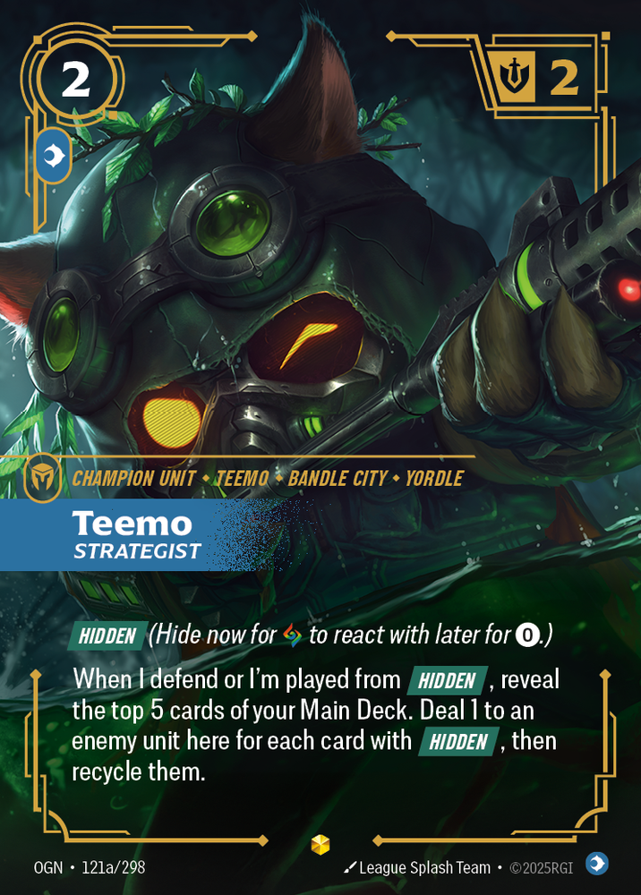 Teemo, Strategist (Alt Foil) - Origins #121
