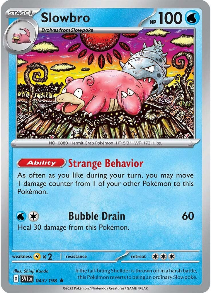 Pokemon | Slowbro (043/198) [Scarlet & Violet: Base Set] | The Nerd Merchant