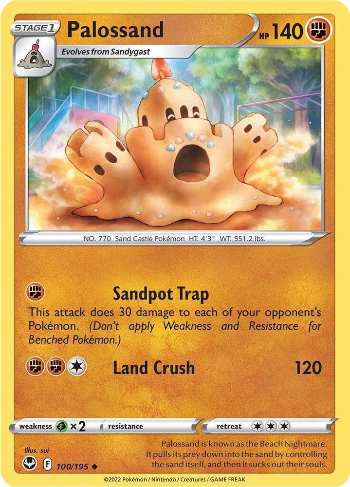 Pokemon | Palossand (100/195) [Sword & Shield: Silver Tempest] | The Nerd Merchant