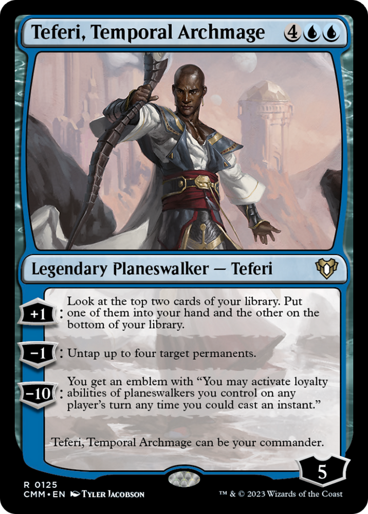 Magic | Teferi, Temporal Archmage [Commander Masters] | The Nerd Merchant
