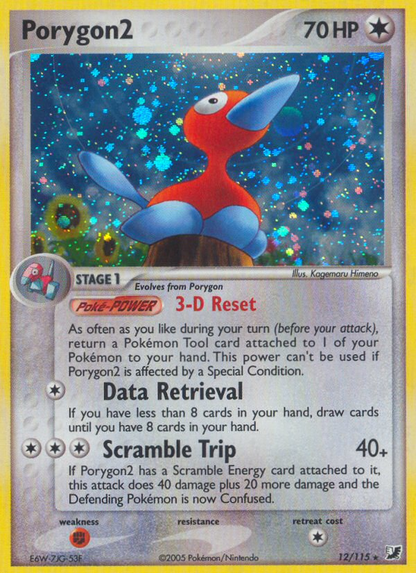 Pokemon | Porygon2 (12/115) [EX: Unseen Forces] | The Nerd Merchant