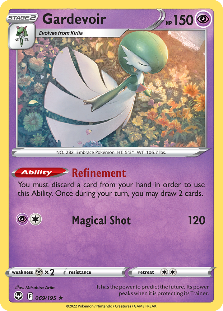Pokemon | Gardevoir (069/195) (Theme Deck Exclusive) [Sword & Shield: Silver Tempest] | The Nerd Merchant