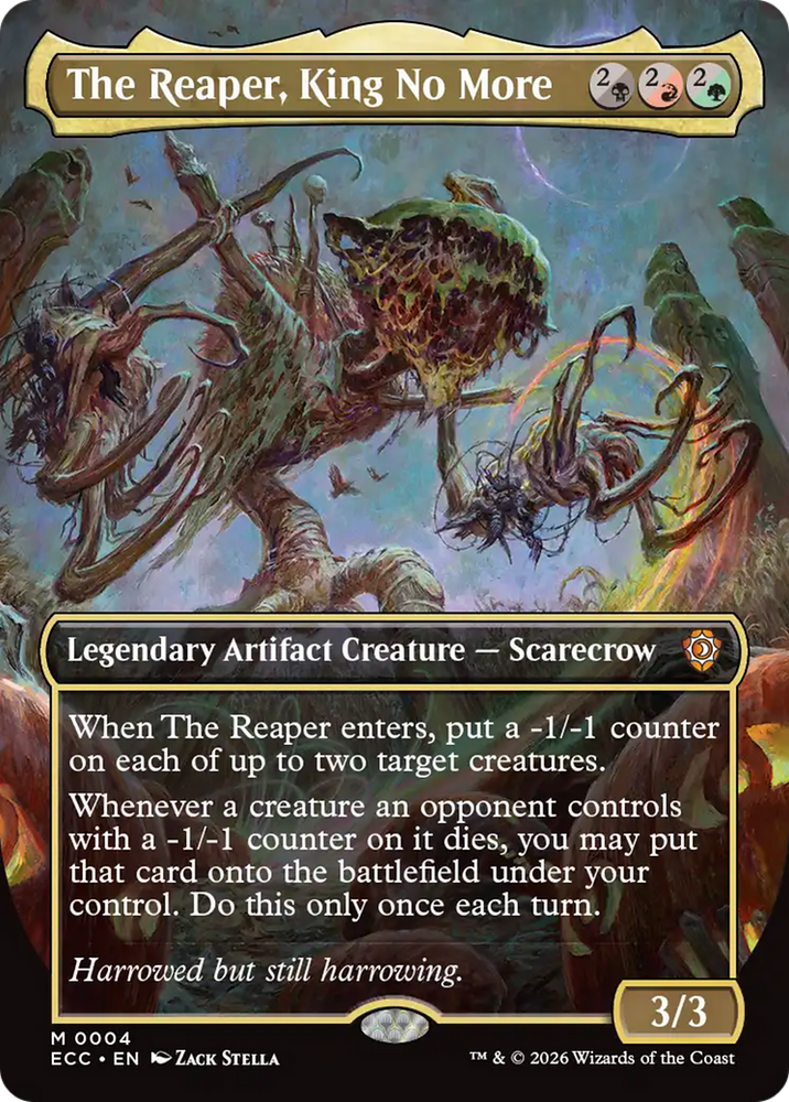 Magic | The Reaper, King No More (Borderless) [Lorwyn Eclipsed Commander] | The Nerd Merchant