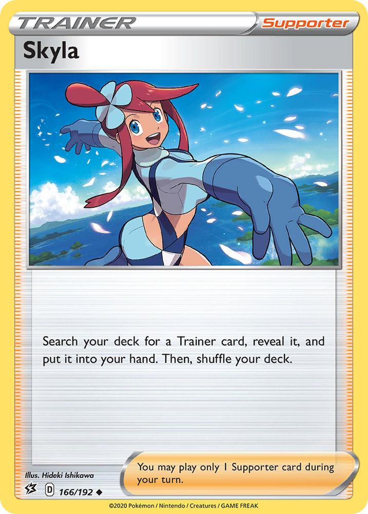 Pokemon | Skyla (166/192) [Sword & Shield: Rebel Clash] | The Nerd Merchant