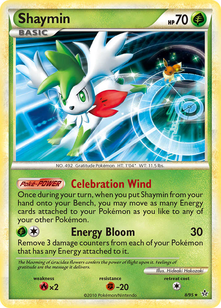 Pokemon | Shaymin (8/95) [HeartGold & SoulSilver: Unleashed] | The Nerd Merchant