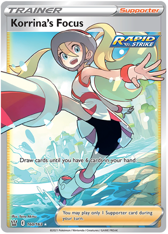 Pokemon | Korrina's Focus (160/163) [Sword & Shield: Battle Styles] | The Nerd Merchant