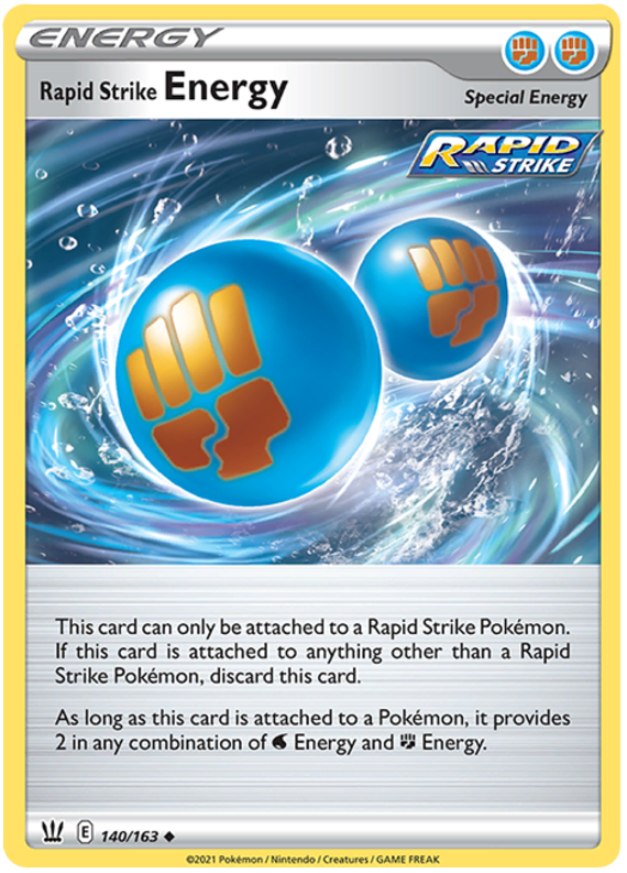 Pokemon | Rapid Strike Energy (140/163) [Sword & Shield: Battle Styles] | The Nerd Merchant