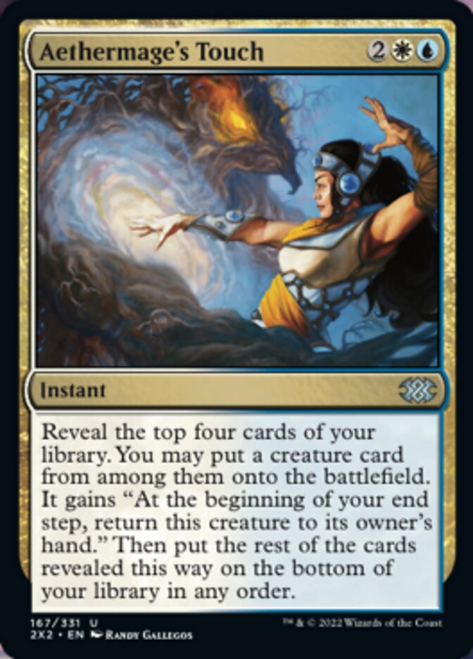 Magic | Aethermage's Touch [Double Masters 2022] | The Nerd Merchant