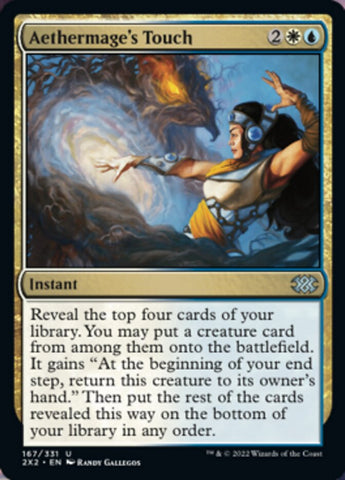 Magic | Aethermage's Touch [Double Masters 2022] | The Nerd Merchant
