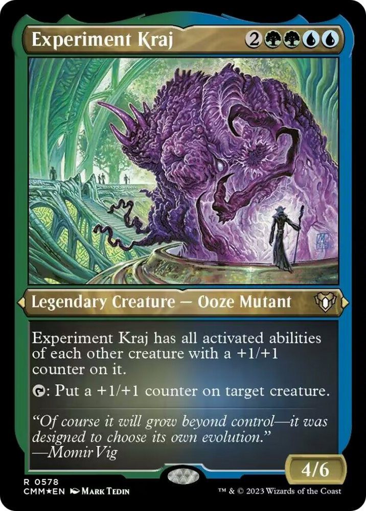 Magic | Experiment Kraj (Foil Etched) [Commander Masters] | The Nerd Merchant
