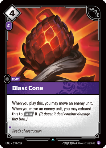 Blast Cone (Foil) - Unleashed (133/219)