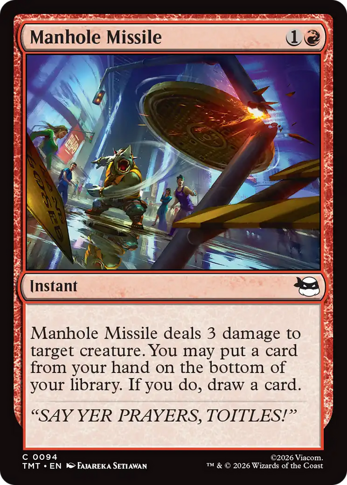 Magic | Manhole Missile [Teenage Mutant Ninja Turtles] | The Nerd Merchant