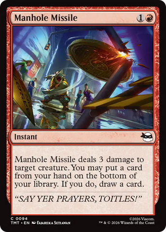 Magic | Manhole Missile [Teenage Mutant Ninja Turtles] | The Nerd Merchant