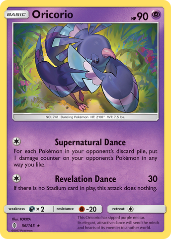 Pokemon | Oricorio (56/145) [Sun & Moon: Guardians Rising] | The Nerd Merchant