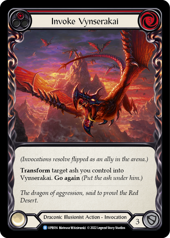 Flesh and Blood TCG | Invoke Vynserakai // Vynserakai [UPR016] (Uprising) | The Nerd Merchant