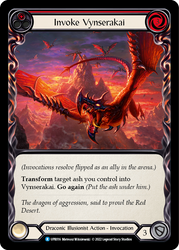 Flesh and Blood TCG | Invoke Vynserakai // Vynserakai [UPR016] (Uprising) | The Nerd Merchant