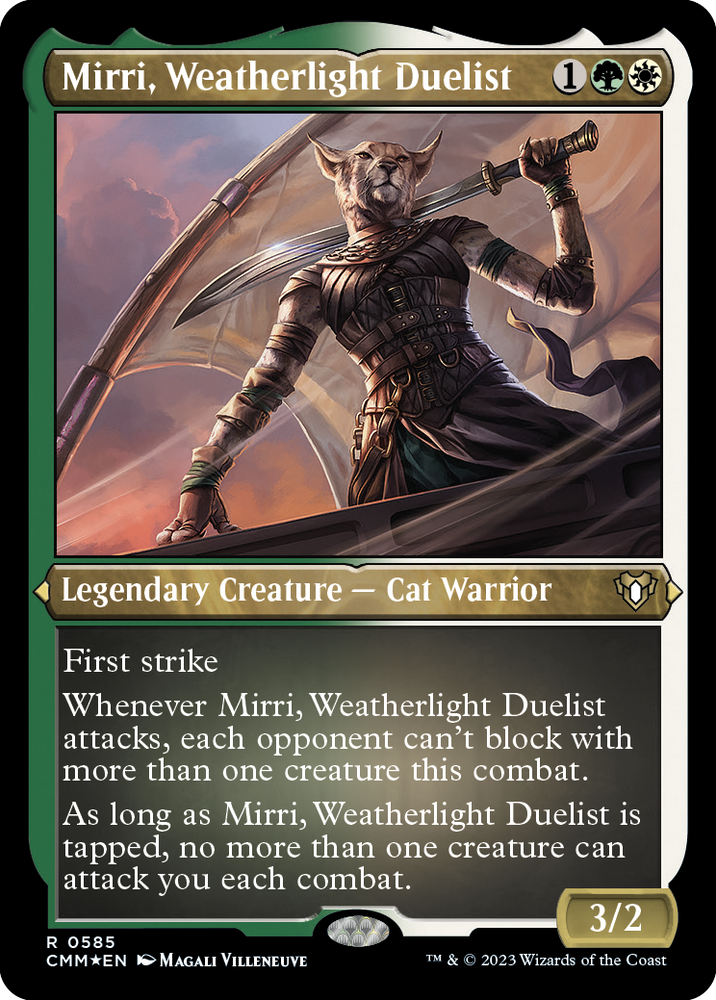 Magic | Mirri, Weatherlight Duelist (Foil Etched) [Commander Masters] | The Nerd Merchant