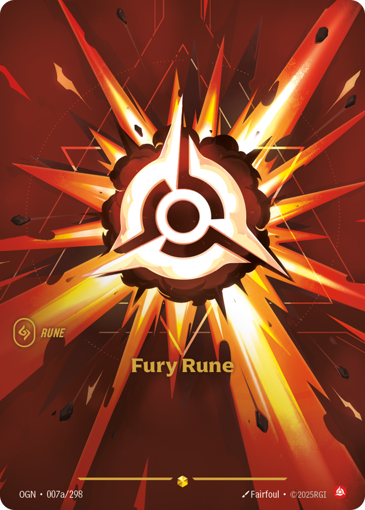 Fury Rune (Alt Foil) - Origins #7