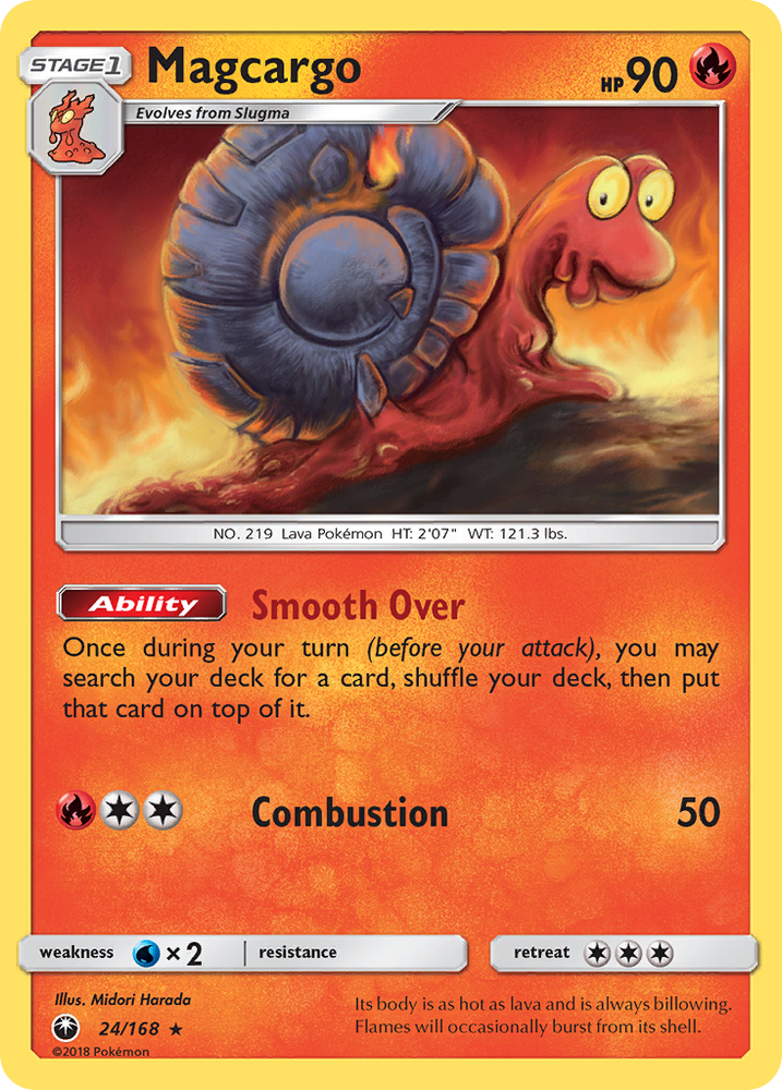Pokemon | Magcargo (24/168) [Sun & Moon: Celestial Storm] | The Nerd Merchant
