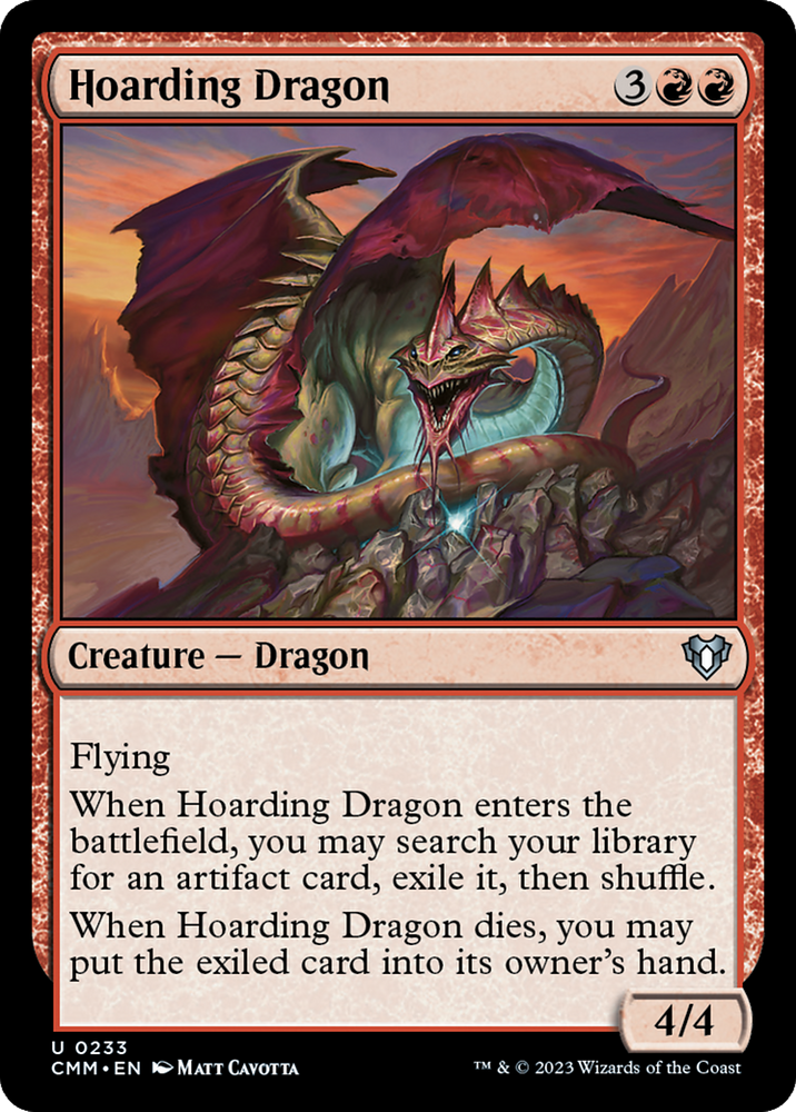 Magic | Hoarding Dragon [Commander Masters] | The Nerd Merchant