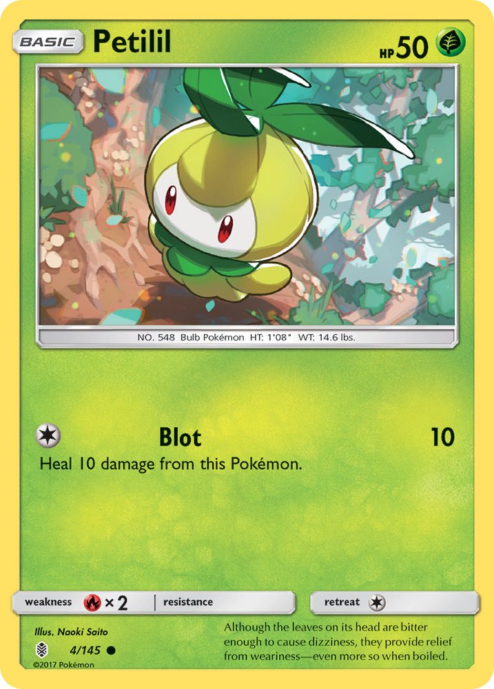Pokemon | Petilil (4/145) [Sun & Moon: Guardians Rising] | The Nerd Merchant
