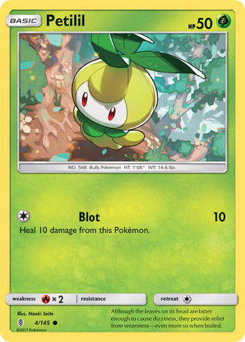Pokemon | Petilil (4/145) [Sun & Moon: Guardians Rising] | The Nerd Merchant