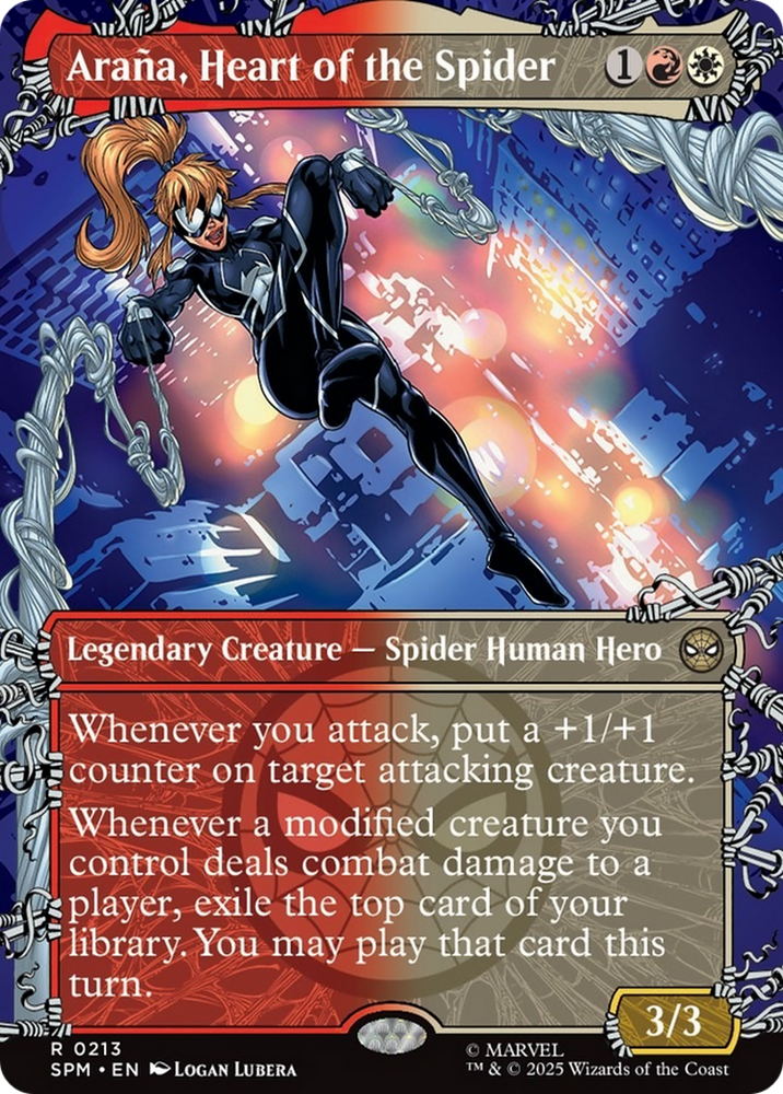 Magic | Arana, Heart of the Spider (Borderless) [Marvel's Spider-Man] | The Nerd Merchant