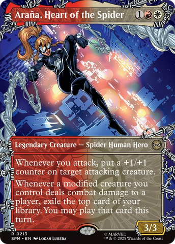 Magic | Arana, Heart of the Spider (Borderless) [Marvel's Spider-Man] | The Nerd Merchant