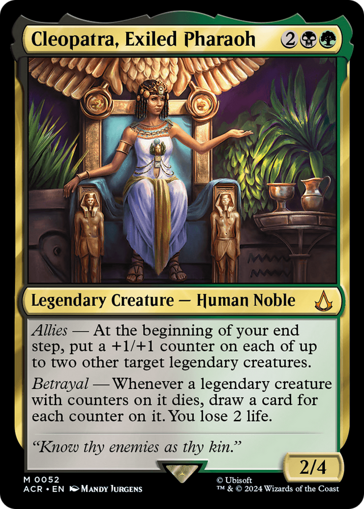 Magic | Cleopatra, Exiled Pharaoh [Assassin's Creed] | The Nerd Merchant