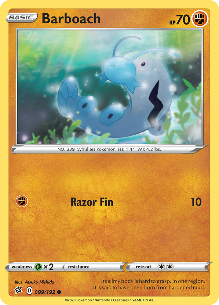Pokemon | Barboach (099/192) [Sword & Shield: Rebel Clash] | The Nerd Merchant