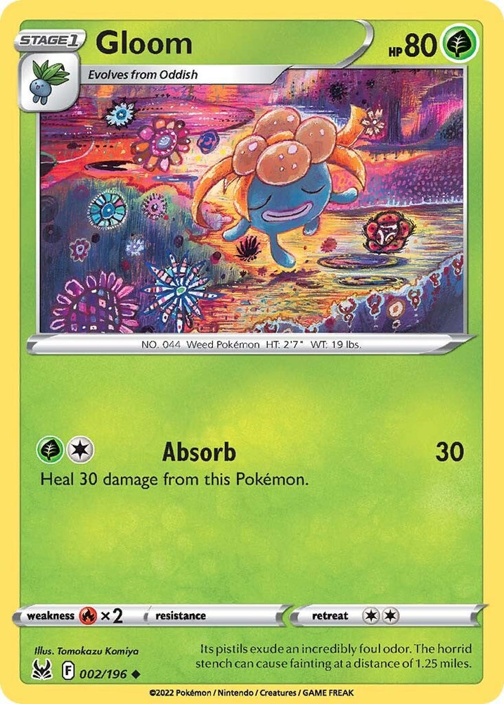 Pokemon | Gloom (002/196) [Sword & Shield: Lost Origin] | The Nerd Merchant